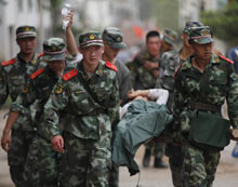 Rescue work after earthquake in China's Yunnan