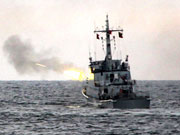 PLA navy conducts live fire drill in East China Sea
