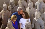 [Special Report] U.S, celebrities visited Xi'an in past decades