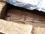 Neolithic human skeleton found in Sanxingdui Ruins