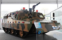 China-made special vehicles in exhibition
