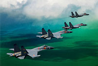 Stunning moments of Chinese fighter jets
