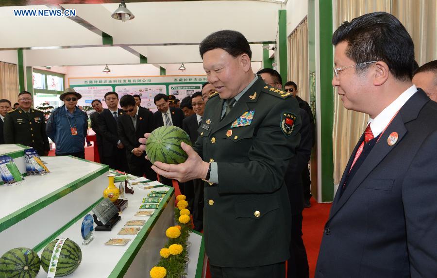 Senior Chinese PLA official pays tour to Tibet