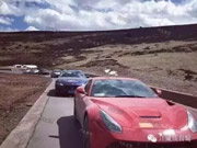 Six Luxury Sports Cars Totaled after Fail Attempts to Cross China’s Most Perilous Highway Linking SW China’s Sichuan and Tibet