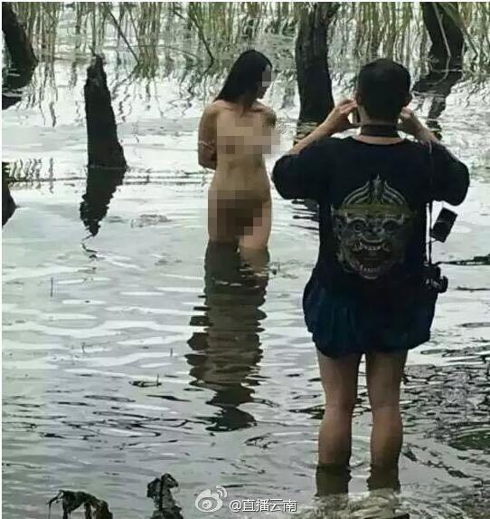 Nude photos of woman at Erhai Lake go viral, trigger debate