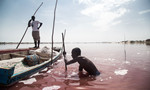 Senegal's pink lake of white gold