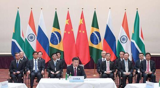 Xi urges BRICS to promote open world economy, multilateralism