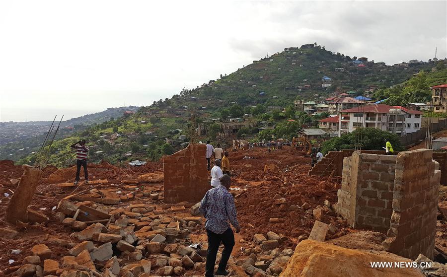 Sierra Leone President declares 7-day national mourning for mudslide victims