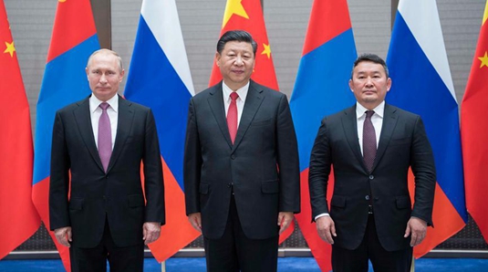 China, Russia, Mongolia vow to strengthen cooperation