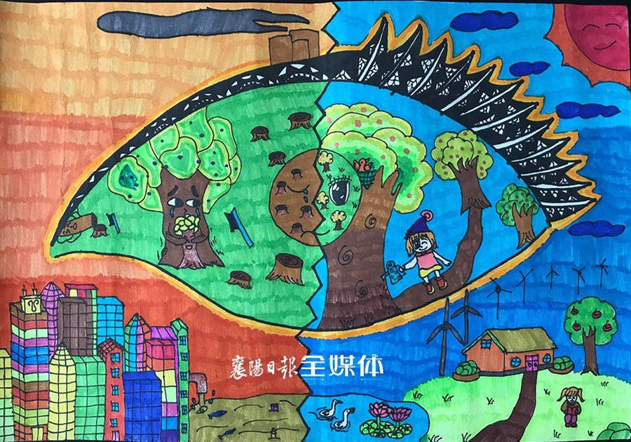 Two Teenagers from Xiangyang City Won the Painting Prize of "My Family's Most Beautiful Story" in Hubei Province