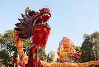 Shehuo celebration held for new year in Tai'erzhuang