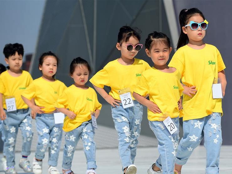 Model final contest for children held in Changchun, NE China's Jilin 
