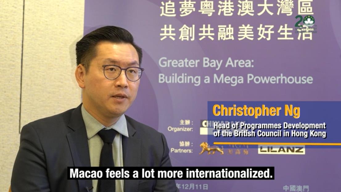 Interview with Christopher Ng on Macao's 20th anniversary of its return to the mortherland