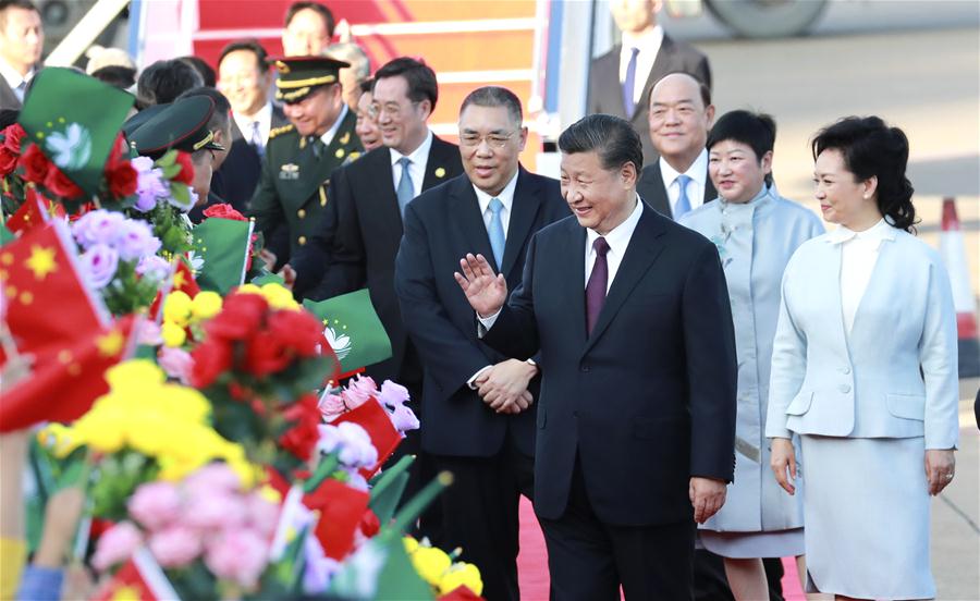 Chinese president proud of Macao's achievements, progress