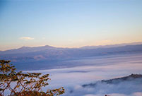 Breathtaking sea of clouds over Jingmai Mountain in Yunnan