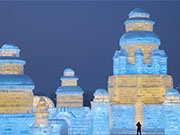 Tourists visit 21st edition of Ice-Snow World in Harbin