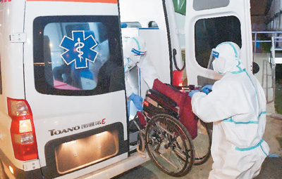 Medical transfer teams put themselves in harm’s way
