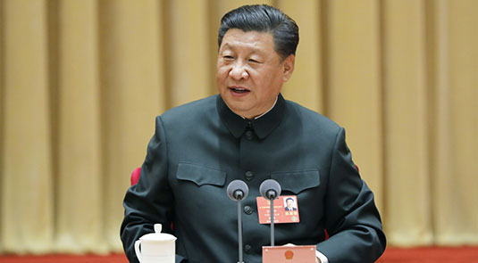 Xi emphasizes strengthening national defense, armed forces