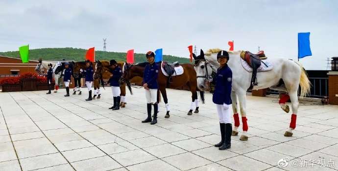 Chinese college gives graduates special equine send-off
