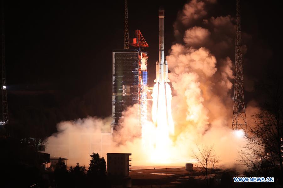 New communication technology experiment satellite launched in Xichang
