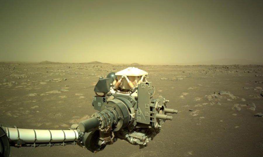 NASA Perseverance rover checks its robotic arm on Mars