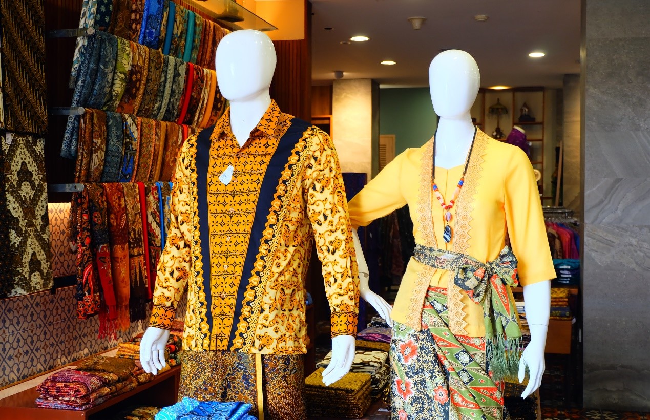 Batik fashion at G20 in Bali, Indonesia