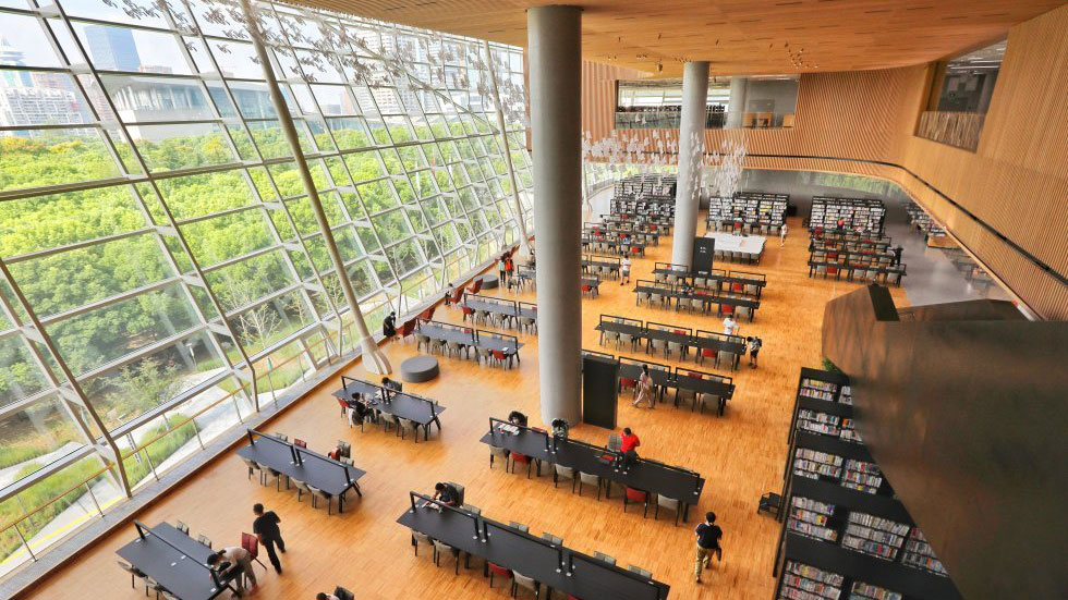 First 'forest library' in Shanghai opens to public