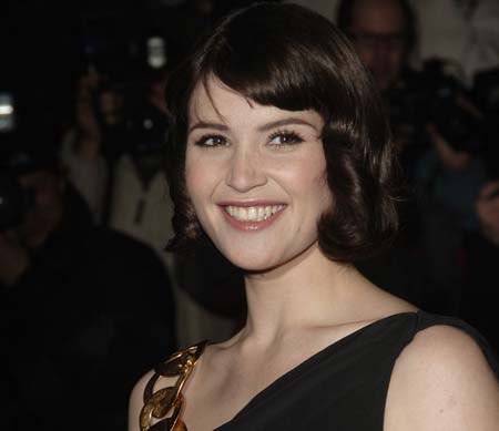 Actress Gemma Arterton poses at the world premiere of St Trinians in
