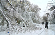 Heavy snowstorms cuts off power and water supplies 