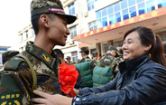 New military recruits leave for Tibet region 