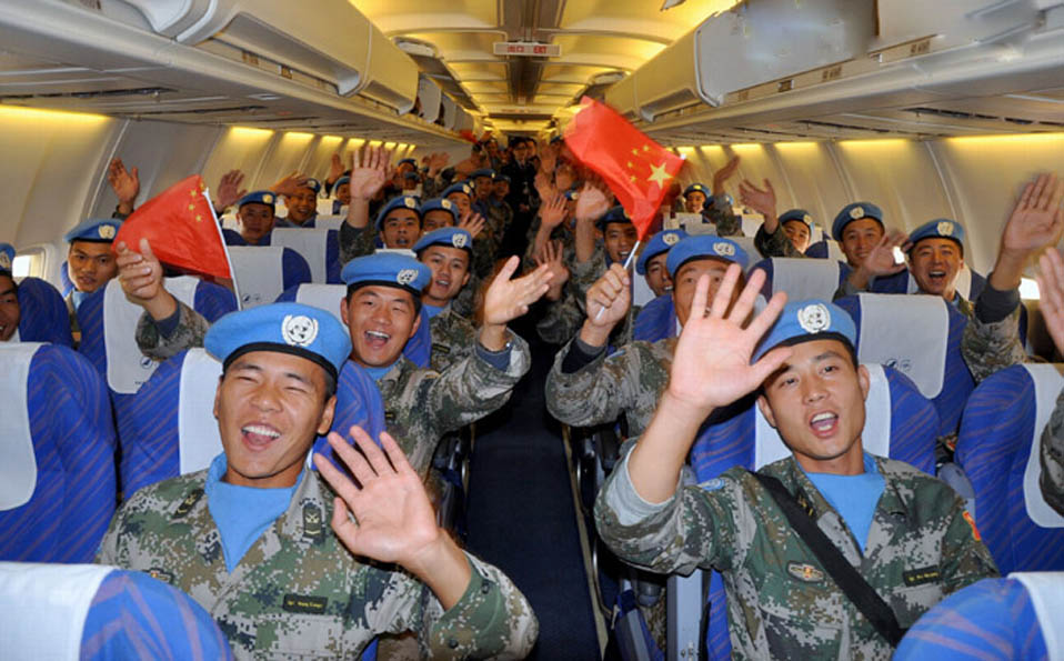 1st Chinese peacekeeping taskforce to South Sudan returns home
