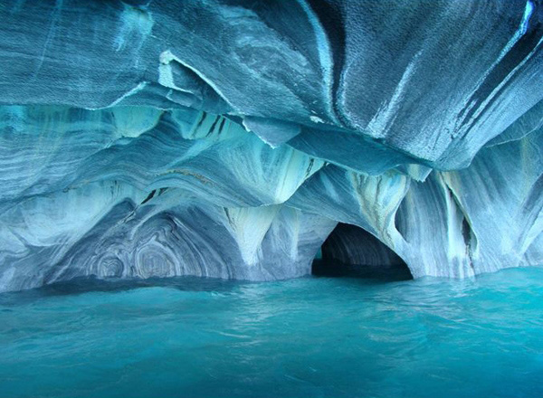 Marble Caves, Chile Chico, Chile. (Photo/Xinhua)