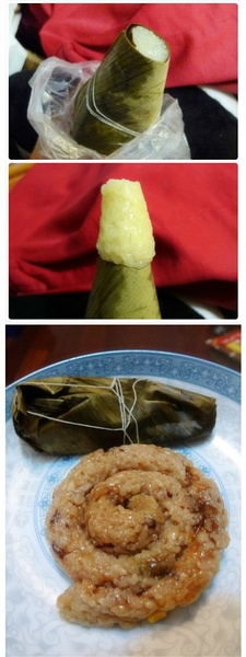The most elegant way of having a rice dumpling. (Source: Xinhuanet.com)