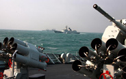 East Sea Fleet in offensive-and-defensive drill
