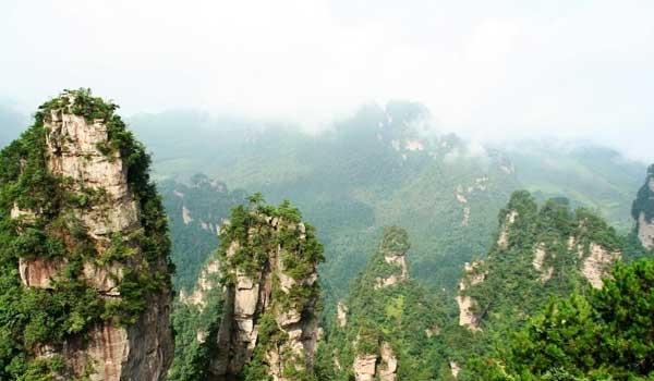 Zhangjiajie National Park. (CNTV)