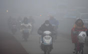 Heavy pollution! Fog shrouds Nanchang city