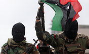 Libyan soldiers mark 2nd uprising anniversary