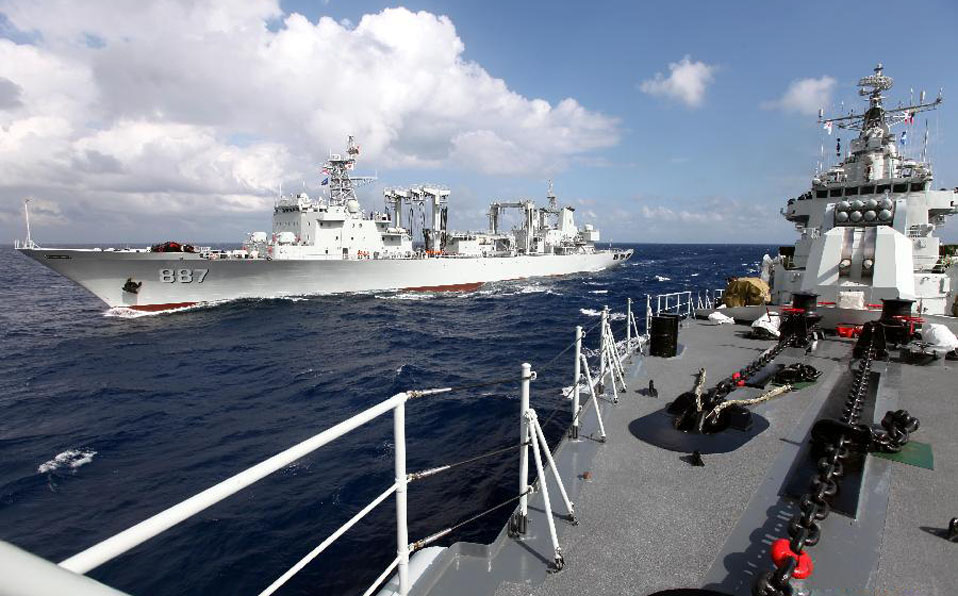 China's 14th escort fleet sails for Somali 
