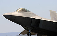 US F-22A Raptor performs in Airshow