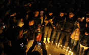 Changchun residents mourn for killed baby