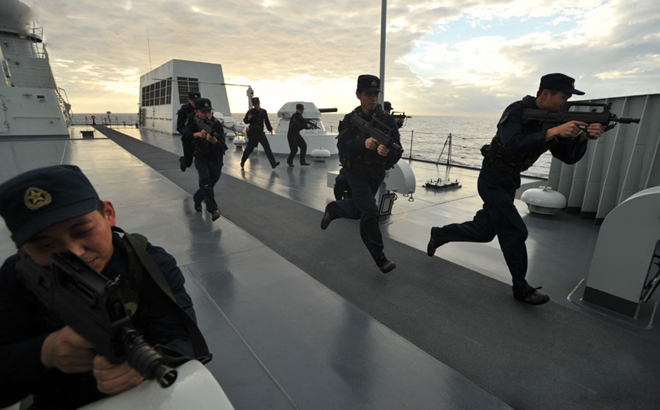 A naval landing ship detachment can perform diverse military tasks