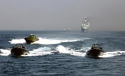 Naval ships join naval drill in Arabian Sea