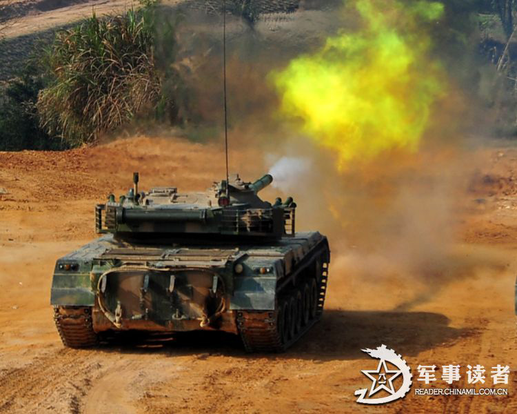 The picture shows the scene of precision strike at the training base. (China Military Online/Yang Bolong) 