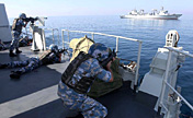 Naval escort taskforce in anti-hijack exercise