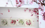 China Post publishes set of 'peach blossom' stamps