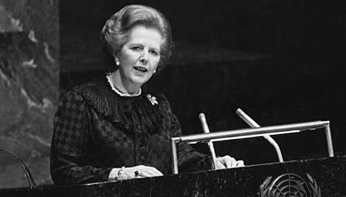 In pictures: British former Prime Minister Margaret Thatcher 