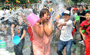 Water fight in the name of Buddha