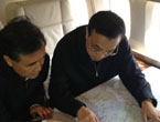 Chinese Premier left Beijing for Sichuan at 1:15 p.m.