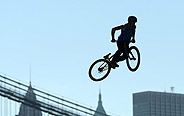 Biking tricks showed in 2013 Bike Expo New York
