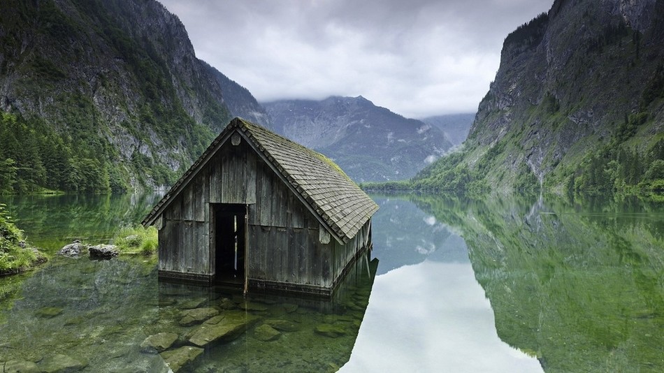 Fish cabin on a lake in Germany.(Photo/huanqiu.com) 